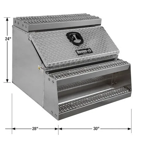 1705183 - HEAVY DUTY DIAMOND TREAD ALUMINUM STEP BOX