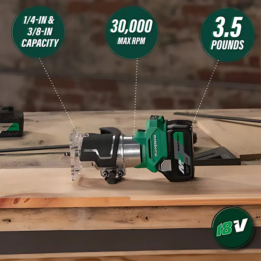 18V Cordless Trim Router