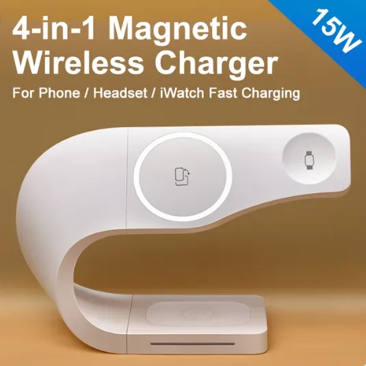 4 in 1 Magnetic Wireless Charging Stand