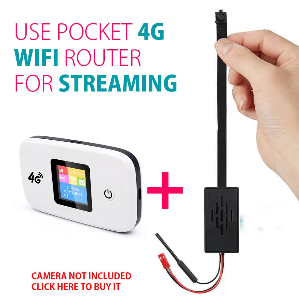 4G hotspot Router for wifi camera