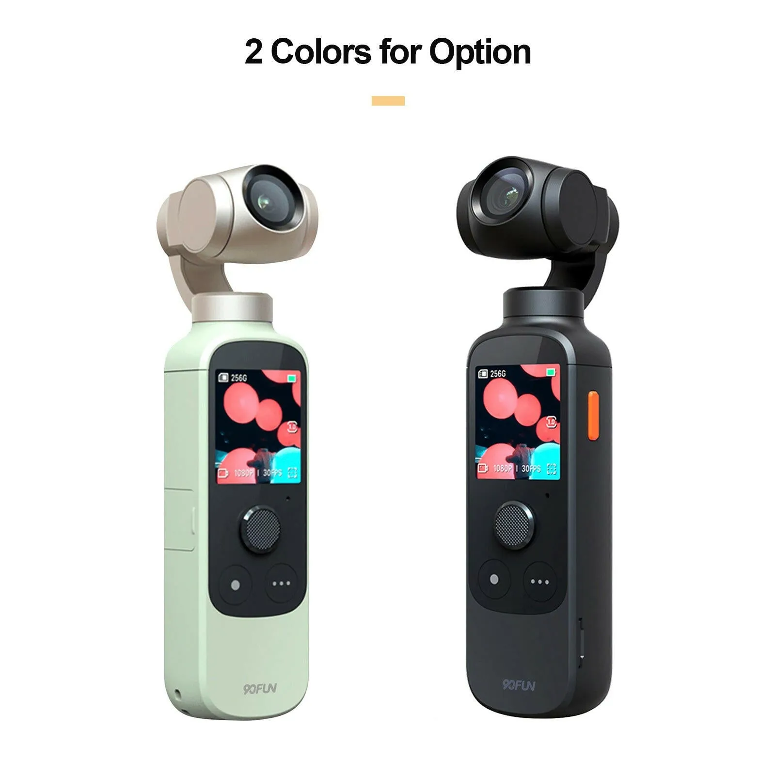 90FUN Capture 1 Vlogging Camera Handheld 3-Axis Stabilized Gimbal Vlog Camera One-click Editing AI Smart Tracking 4K/60fps Video 116°  Wide Angle Lens Built-in Battery Multiple Modes Pocket-Sized