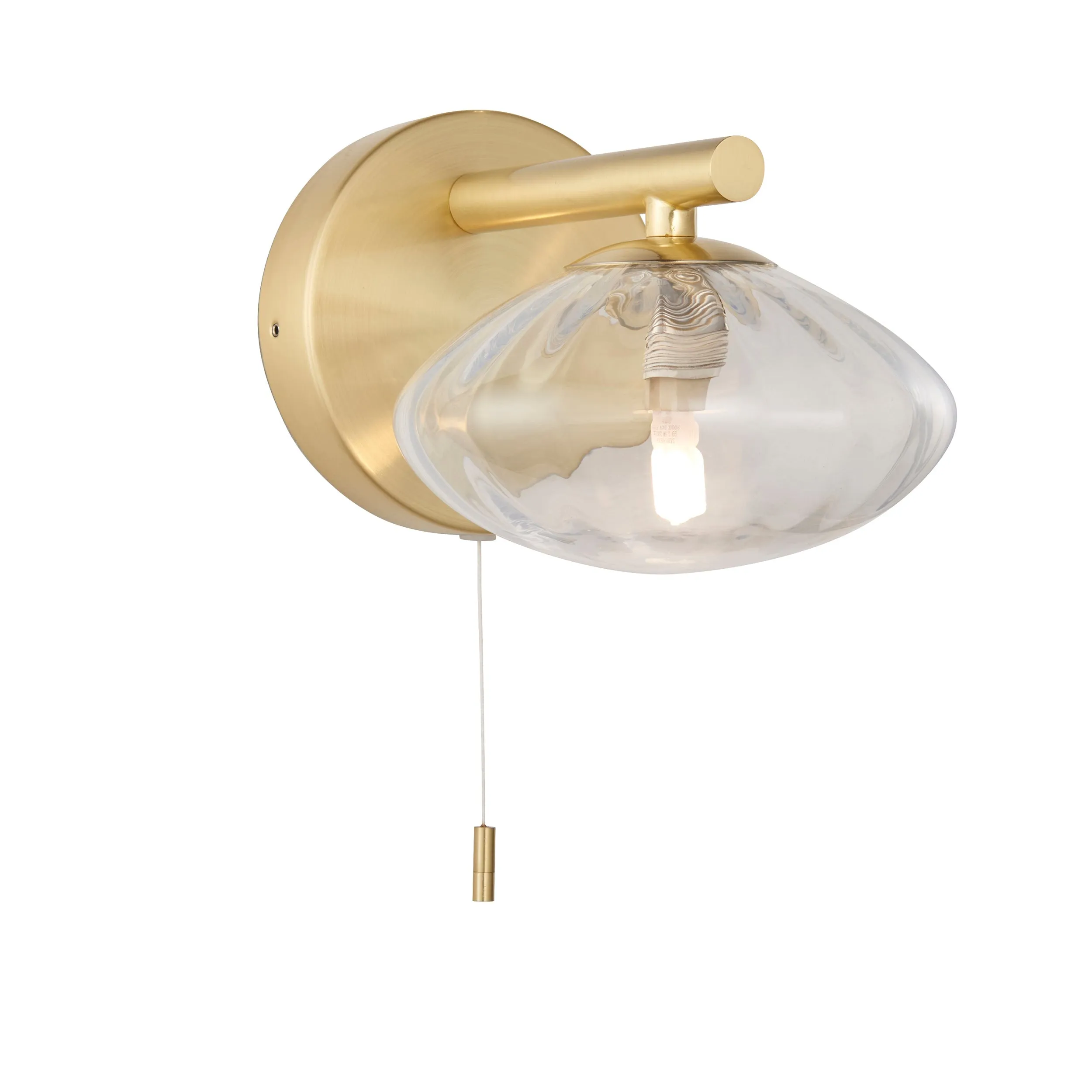 Amos Kuiper Bathroom Wall Light Satin Brass