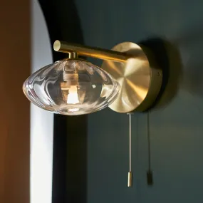 Amos Kuiper Bathroom Wall Light Satin Brass