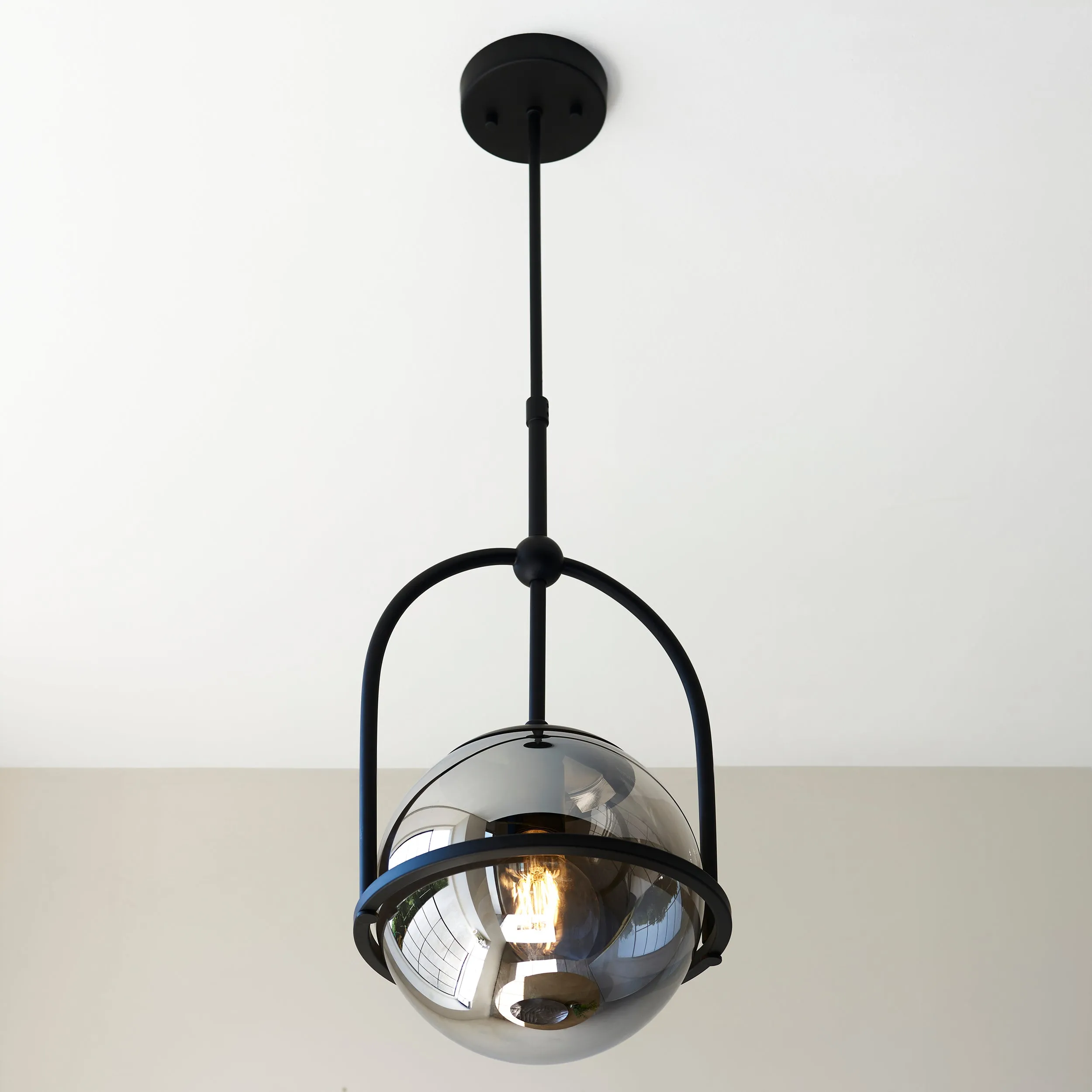 Amos Penthouse Single Pendant Black