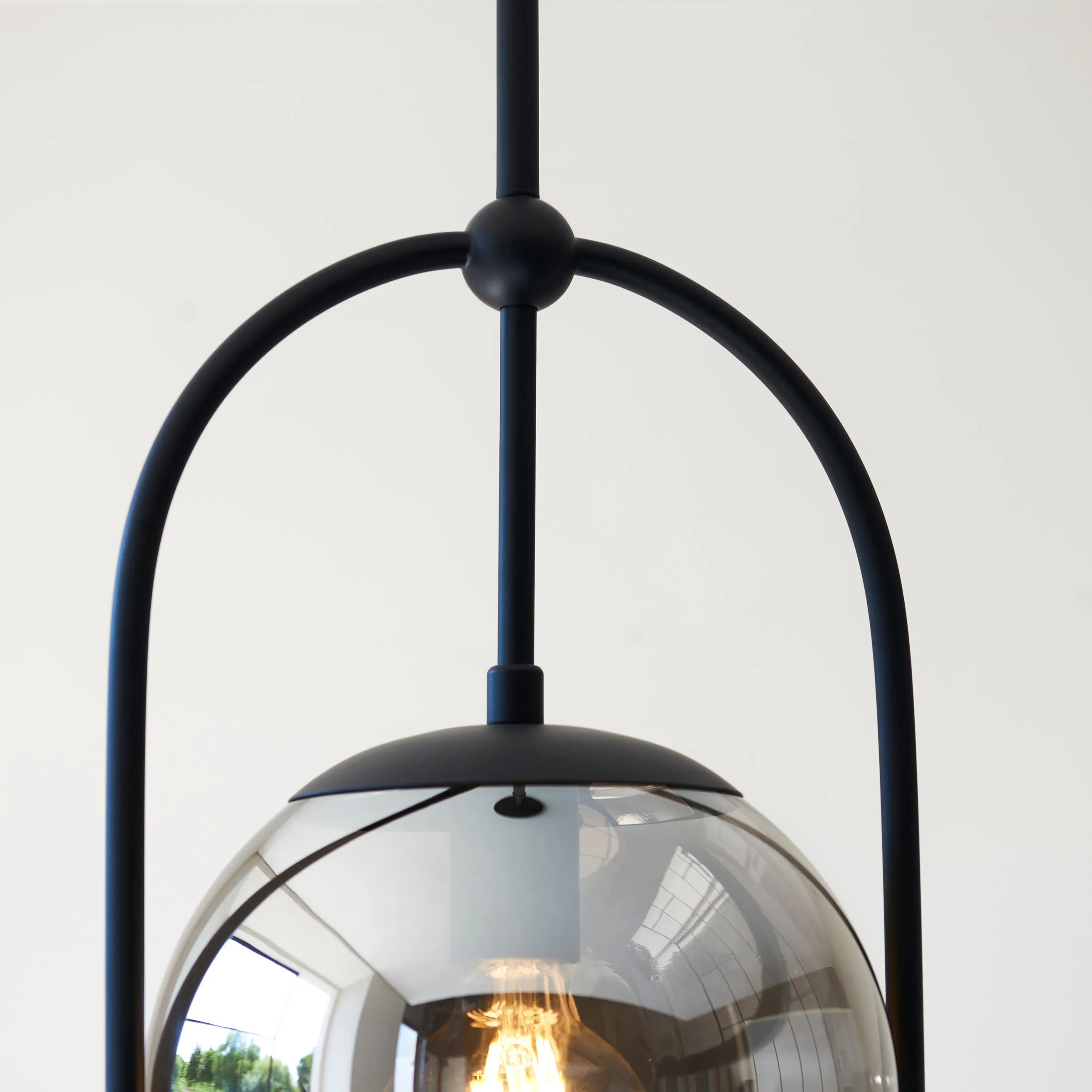 Amos Penthouse Single Pendant Black