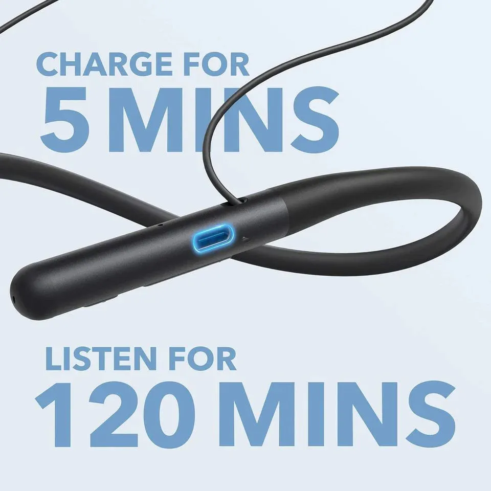 Anker Soundcore Life U2i Bluetooth Neckband in Ear Headphone-A3213H11 Black