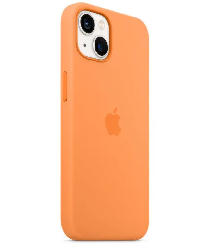 Apple 原廠 iPhone 13 MagSafe Silicone Case 矽膠保護殼 金盞黃色 - Marigold - Brand New