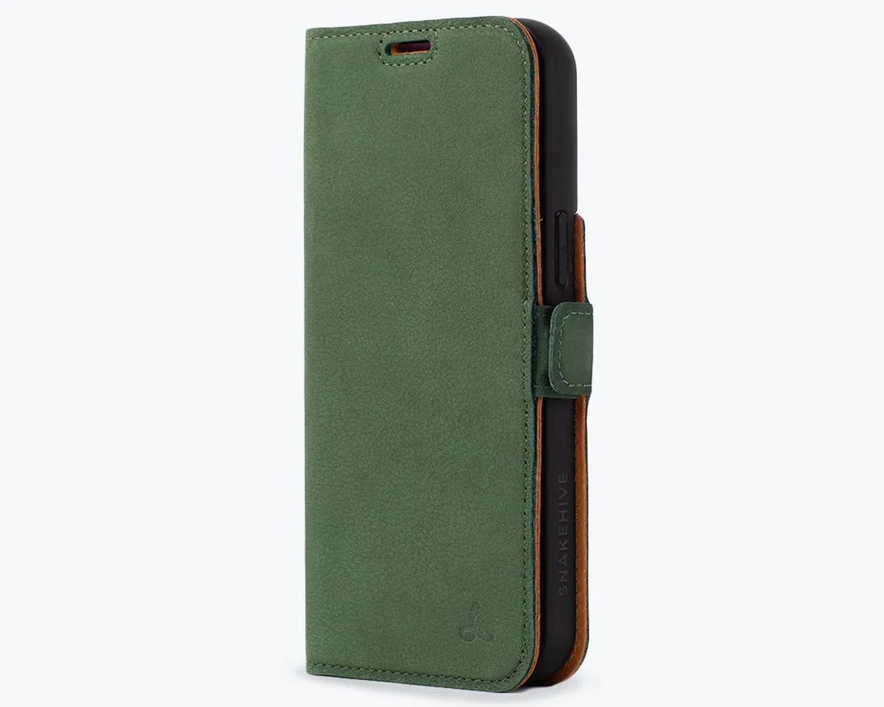 Apple iPhone 15 Pro Max - Vintage Leather Wallet (Side Clasp)