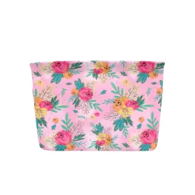 Australian Floral Pink Fabric Storage Basket