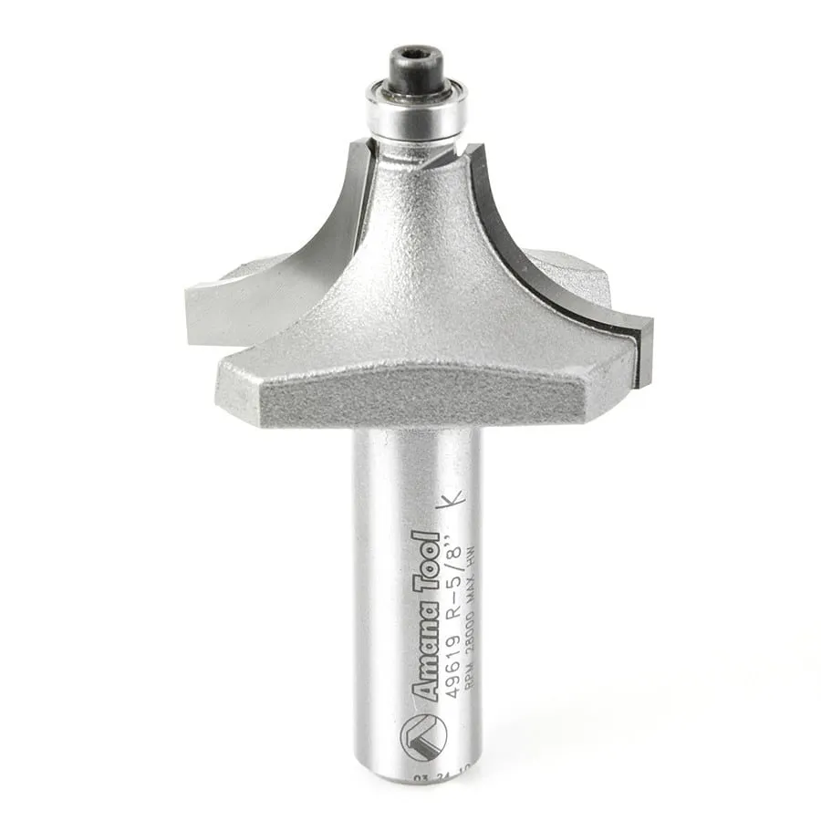 Beading Router Bit | 5⁄8 Radius x 1 3⁄4 Dia x 7⁄8 x 1⁄2"Shank | 49619 | 738685896198