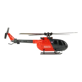 BO-105 Scale 250 Flybarless Helicopter with 6 Axis Stabilisation and Altitude Hold (Grey/Red)