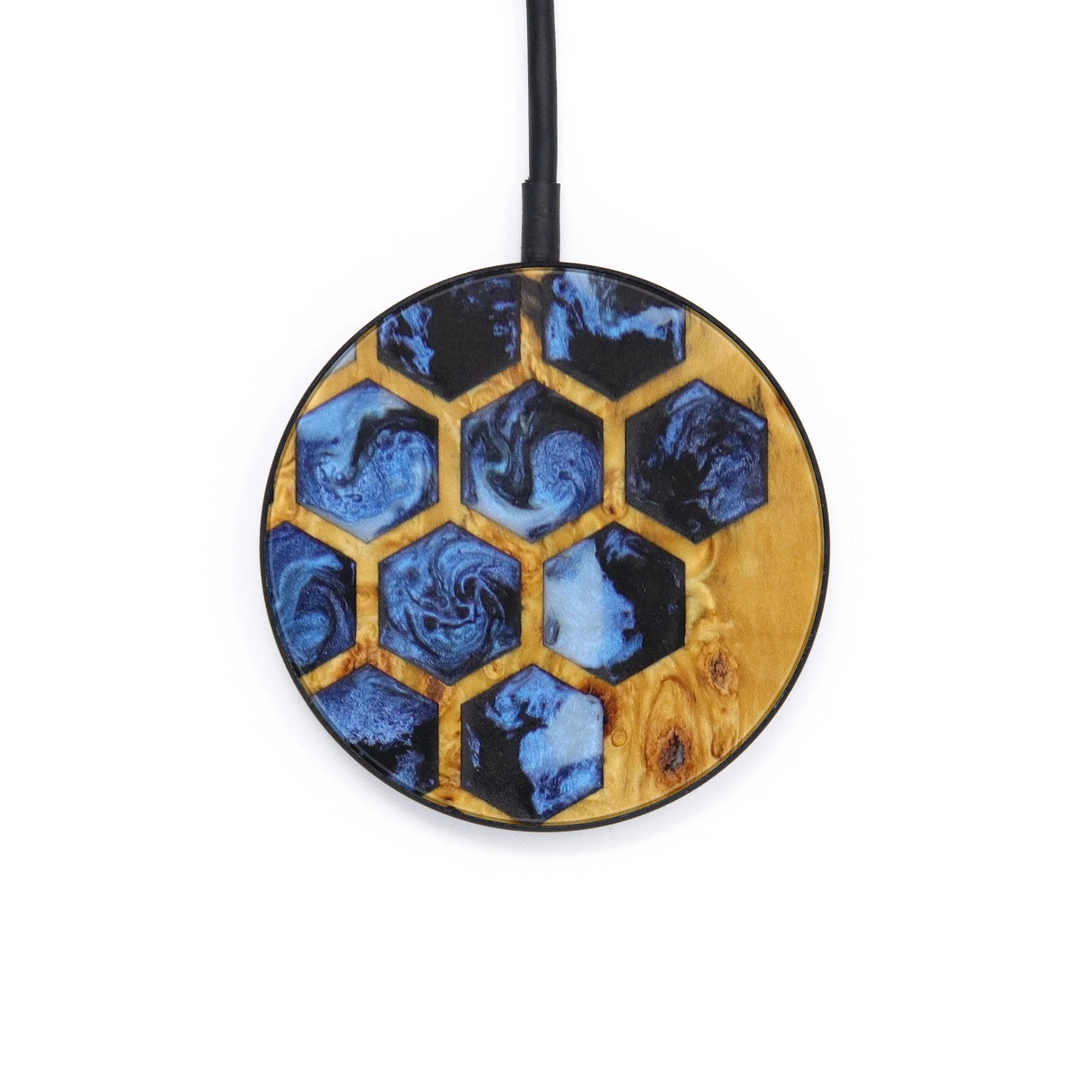 Circle Wood Resin Wireless Charger - Adalee (Artist Pick, 610466)