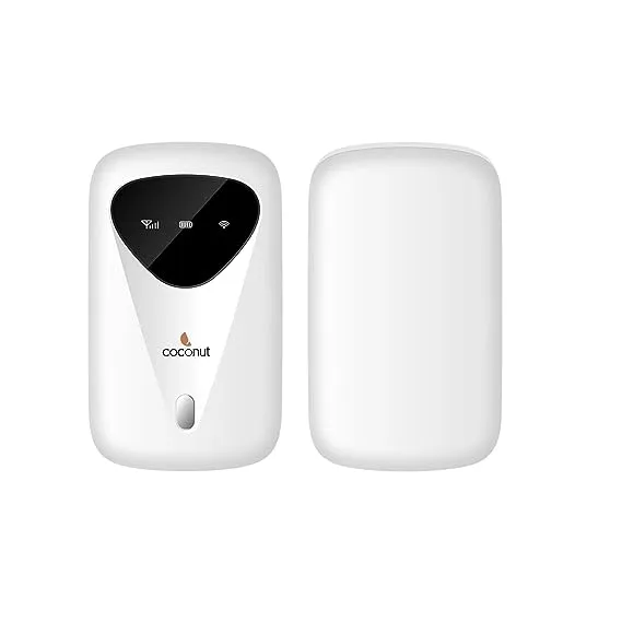 Coconut Porto 3 Wireless Router All SIM support 4G with long battery backup