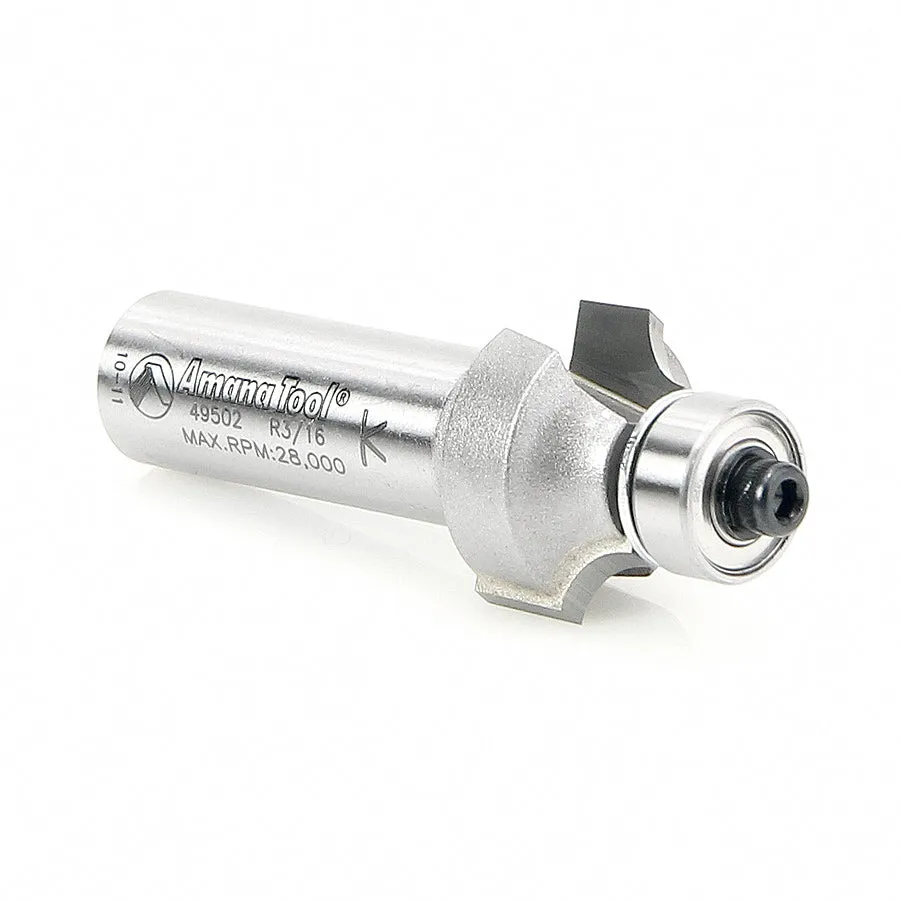 Corner Rounding Router Bit | 3⁄16 Radius x 7⁄8 Dia x 1⁄2 x 1⁄2"Shank | 49502 | 738685895023