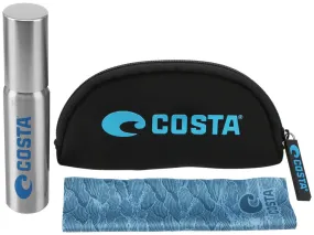 Costa Cleaning Kit – Includes Cloth, Liquid Cleaner, and Pouch for Maintaining Sunglasses and Optical Gear