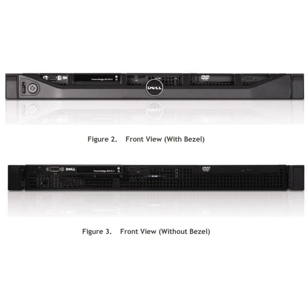 Dell PowerEdge R210II Rack Server Chassis (4x2.5")