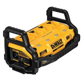 DEWALT DCB1800B 1,800-Watt Portable Power Station and 20-Volt MAX Lithium-Ion 4-Port Simultaneous Battery Charger (Tool Only)