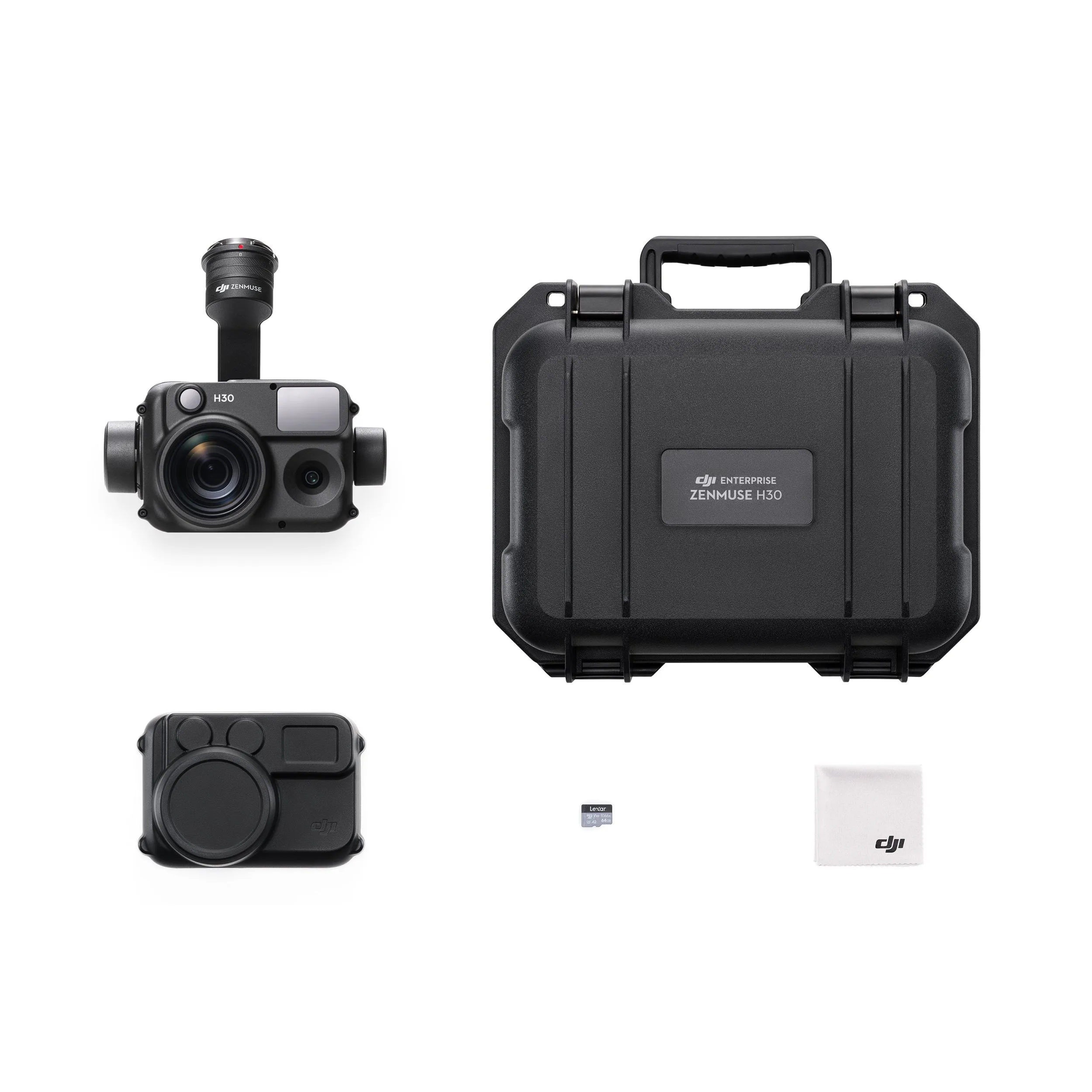 DJI Zenmuse H30 Quad-Sensor Camera (Wide, Zoom, Rangefinder, NIR Aux. Light)