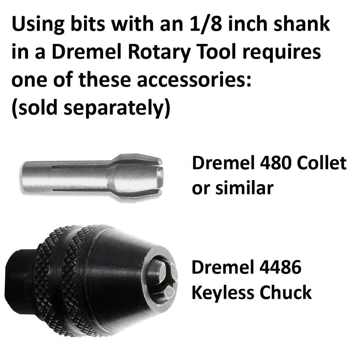 Dremel 615 - 1/8 inch CORNER ROUNDING Router Bit