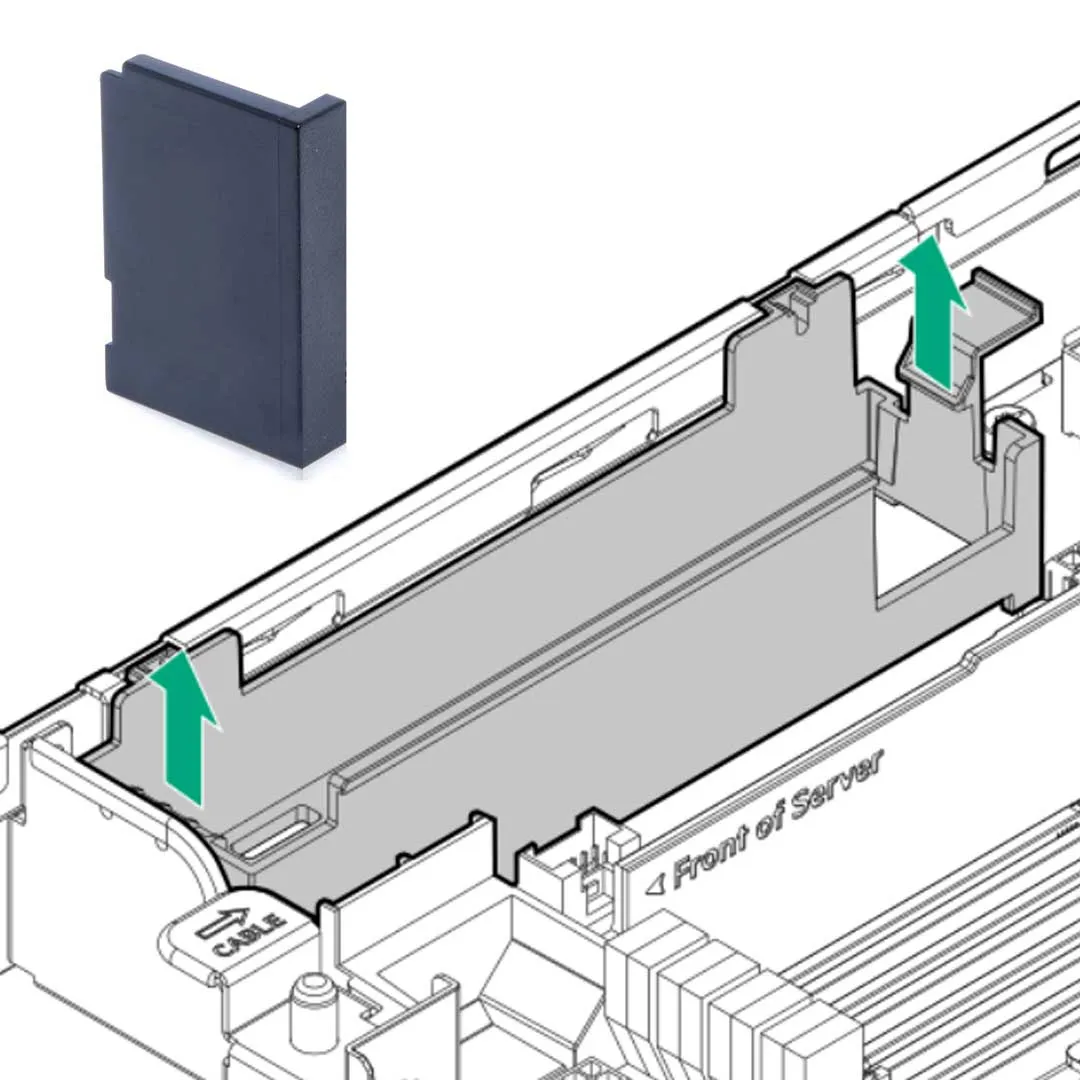 Energy pack holder and fan blank spare kit | 878530-001