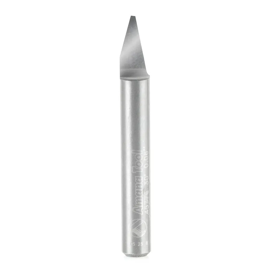 Engraving Router Bit | 30°x 0.060 Tip Width x 1⁄4" Shank | 45776 | 738685457764