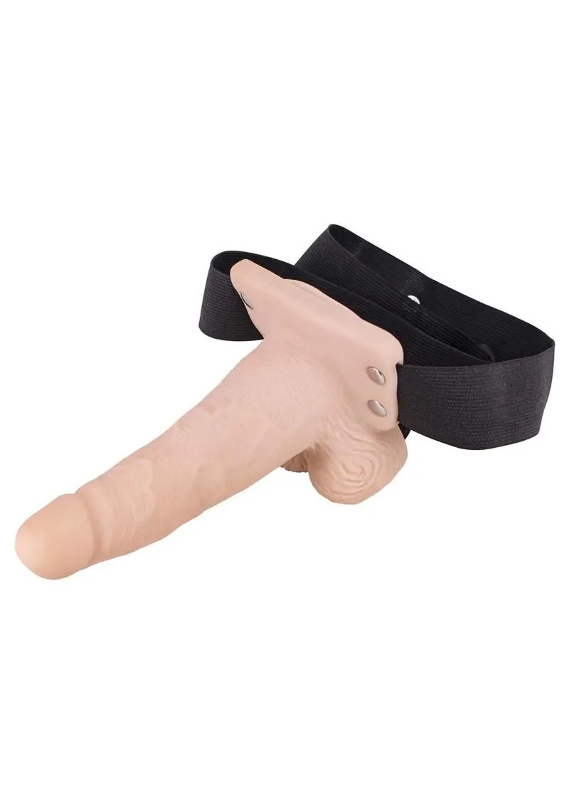 Erection Assistant Hollow Vibrating Strap-On