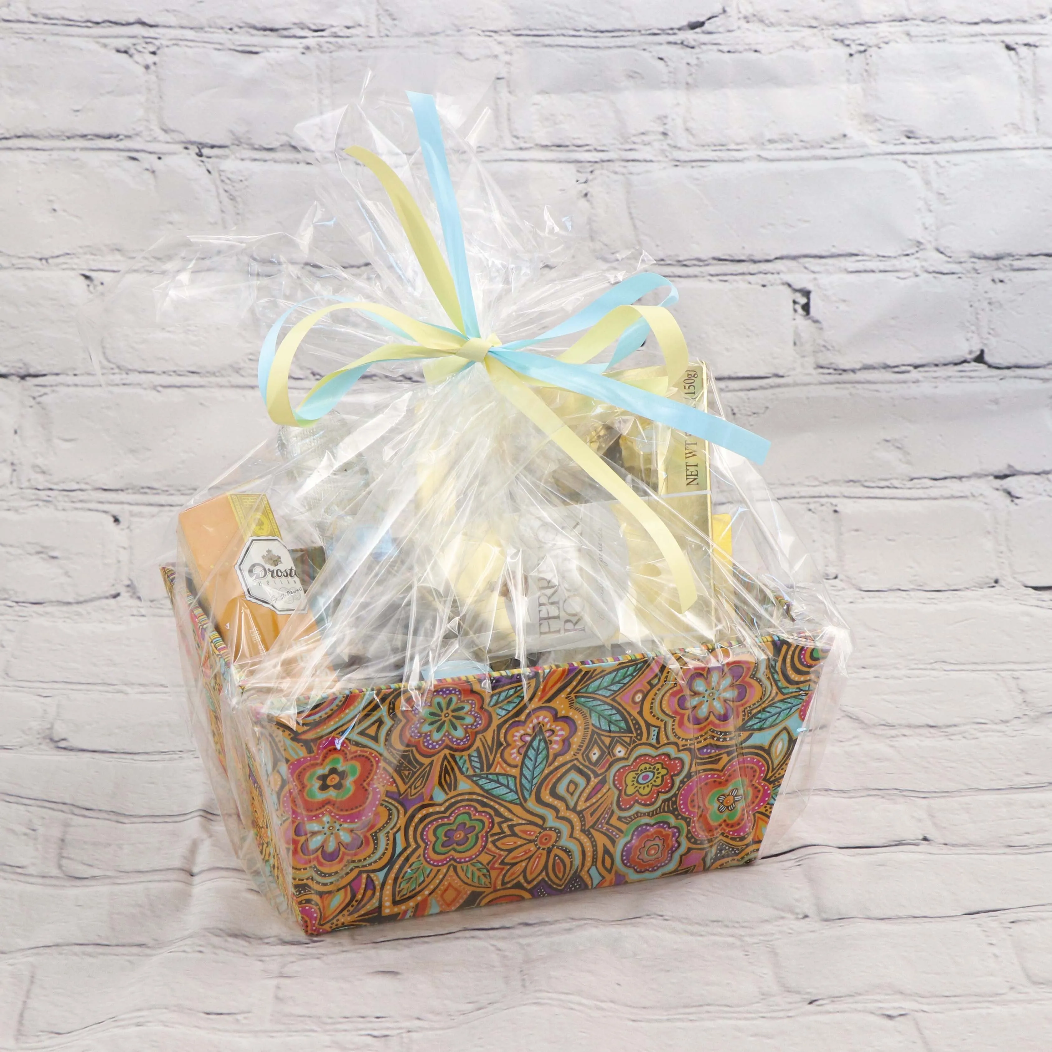 Fabric Gift Basket DIY kit, cartonnage kit 217