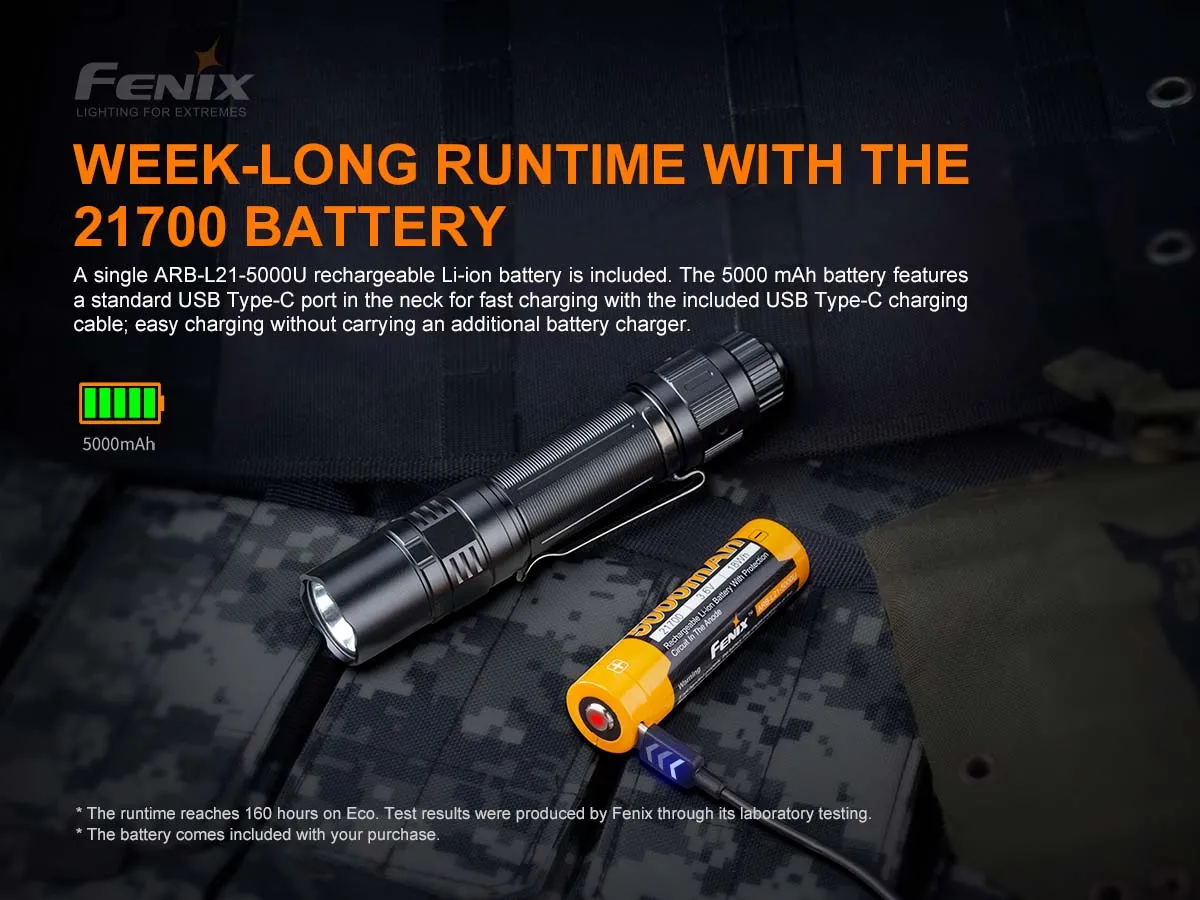 FENIX PD36 TAC 3000 LUMEN TACTICAL FLASHLIGHT