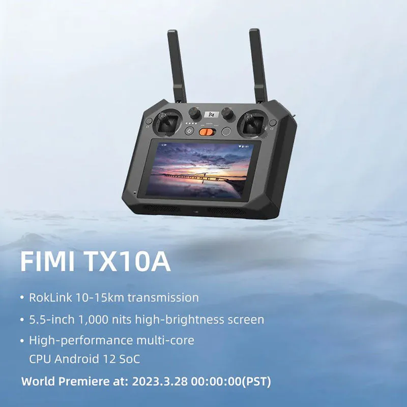 FIMI TX10A Built-in Screen 5.5 Inch 1080P Screen Remote Controller Transmitter RokLink 10-15km Transmission Spare Parts