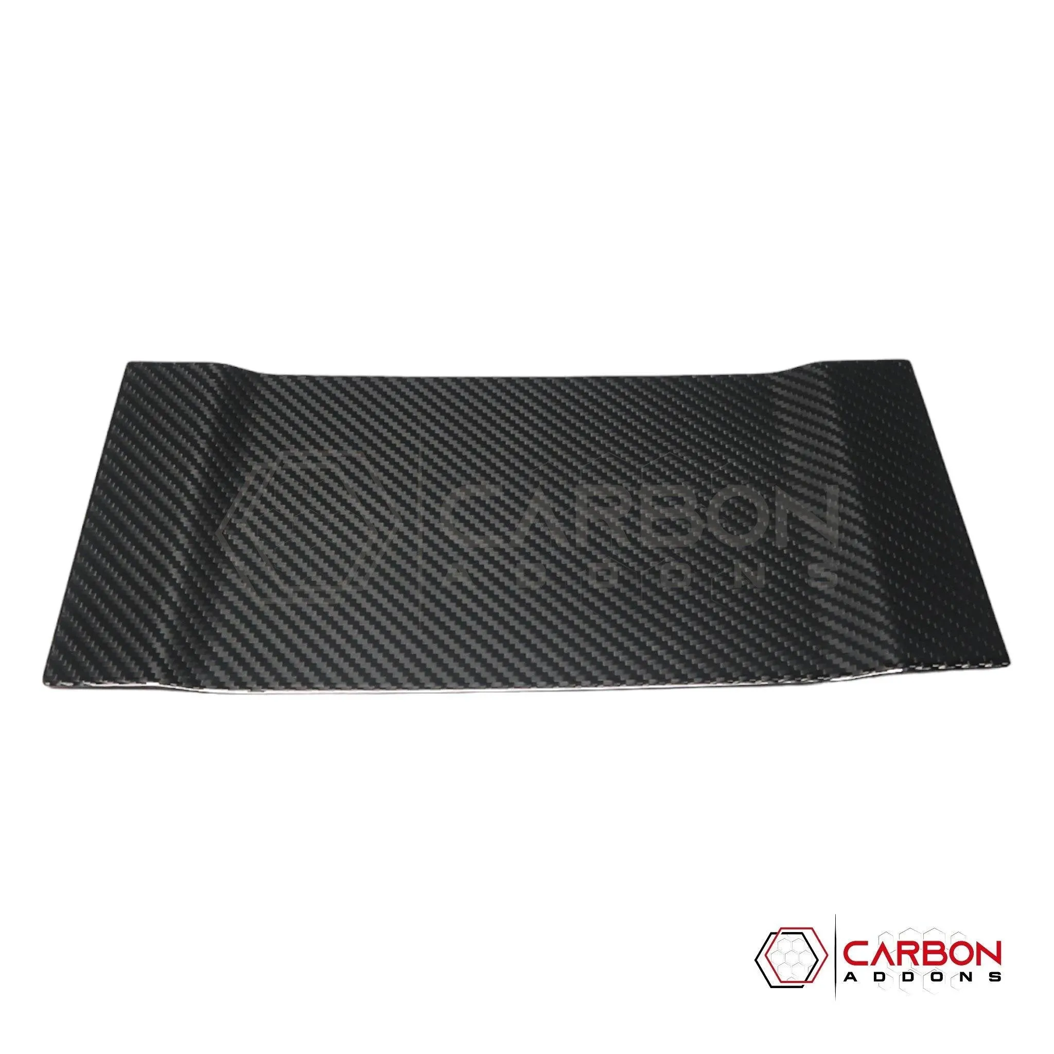 Ford F150 2021-Up Center Console Wireless Charger/Coin Tray Hard Carbon Fiber Cover