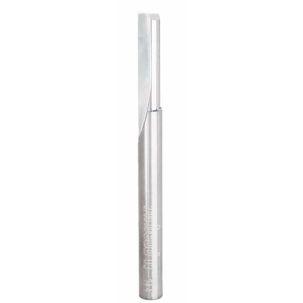 Freud 1/4" Shank Single Flute Straight Bits