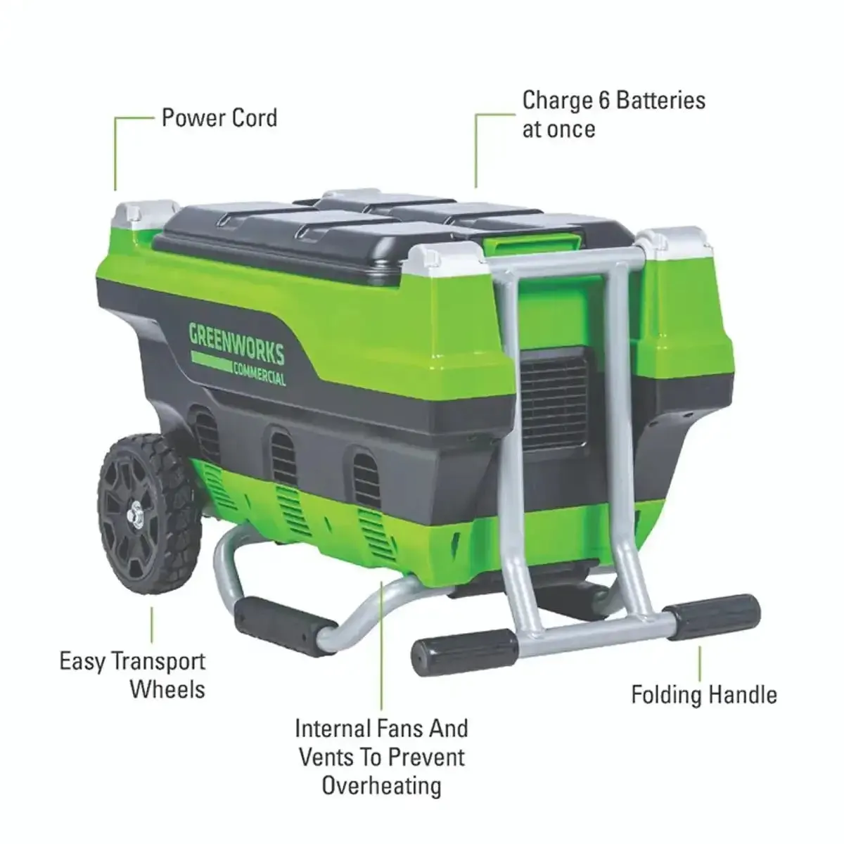 Greenworks 82V Six Port Charger Tool-Only