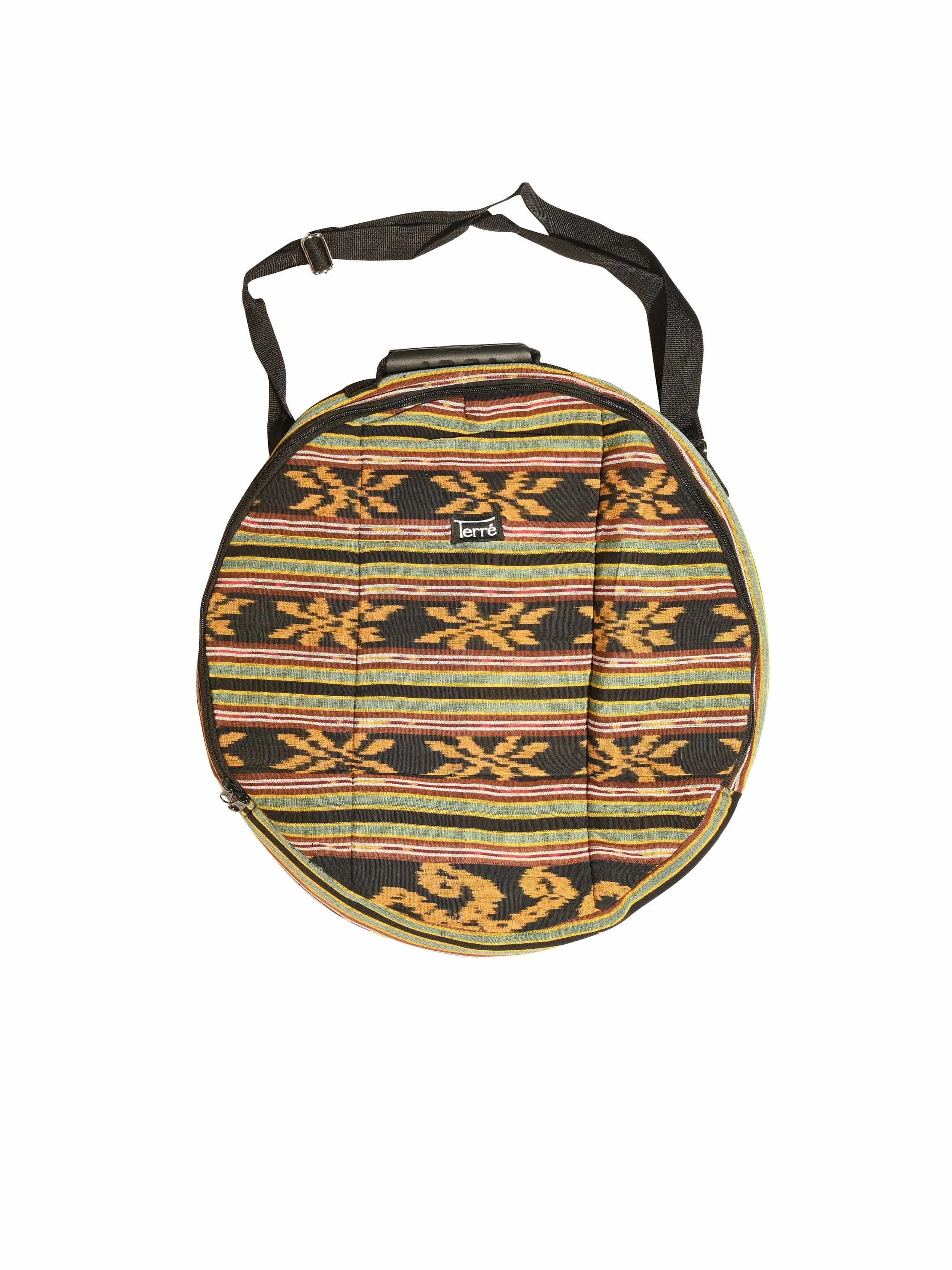 Hand Drum Carrying Case - Ikat Dark