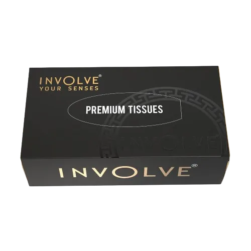 Involve® Premium Tissue Box : Black