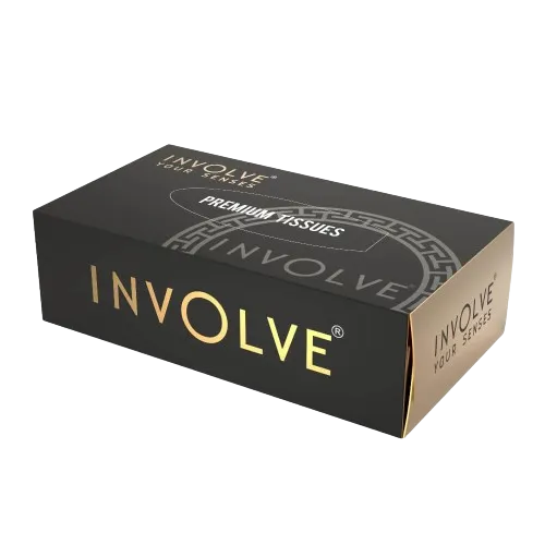 Involve® Premium Tissue Box : Black