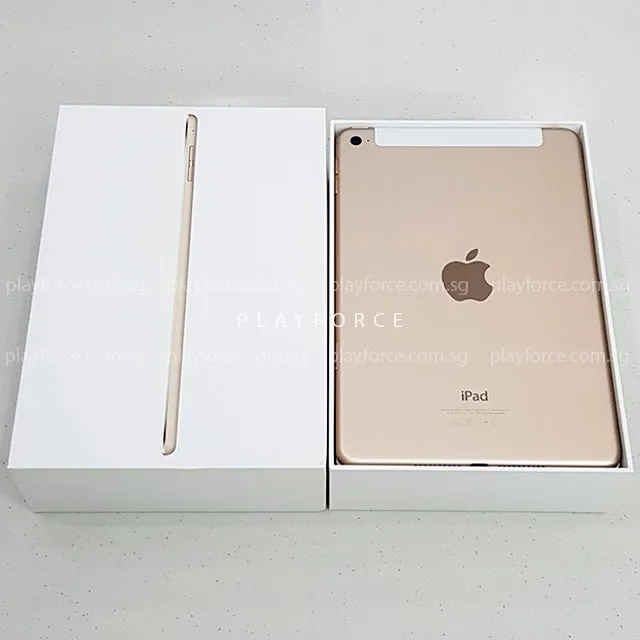 iPad Mini 4 (128GB, Cellular, Gold)