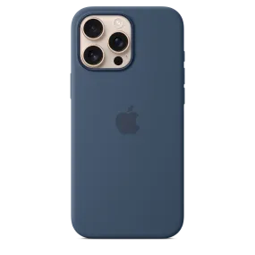 iPhone 16 Pro Max Silicone Case with MagSafe - Denim