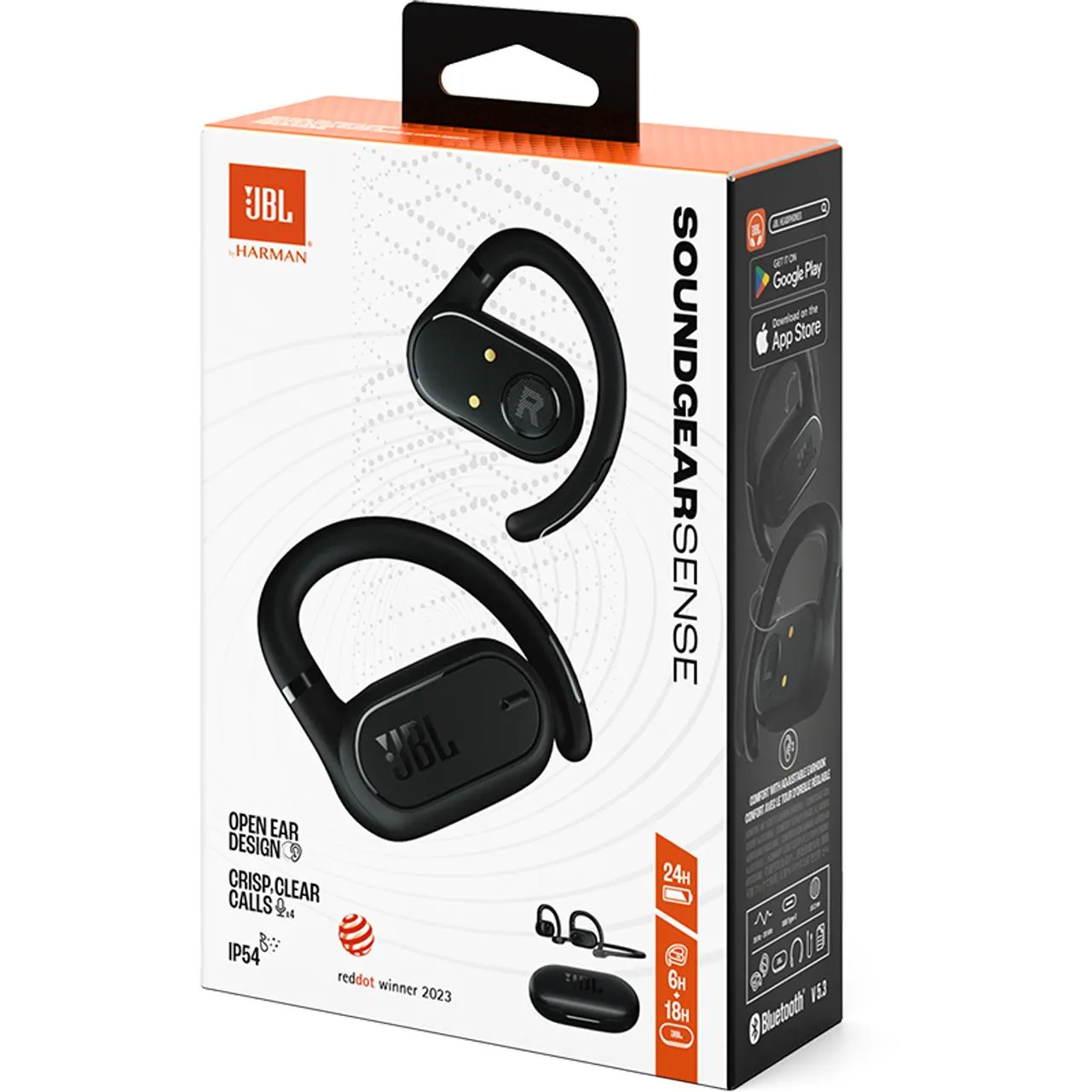 JBL Bluetooth Open-Ear Headphones with Microphone SNDGEARSNSBLKAM