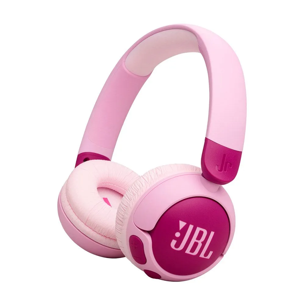 JBL Junior 320BT On-Ear Børne Headset Maks. 85 dB m. Bluetooth - Høretelefoner - Lyserød