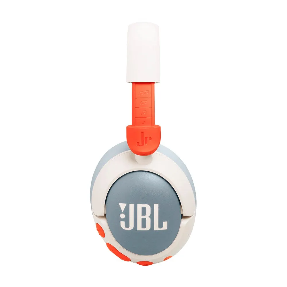 JBL Junior 470NC Over-Ear Børne Headset Maks. 85 dB m. Bluetooth og Aktiv Støjreduktion - Høretelefoner - Hvid / Grå