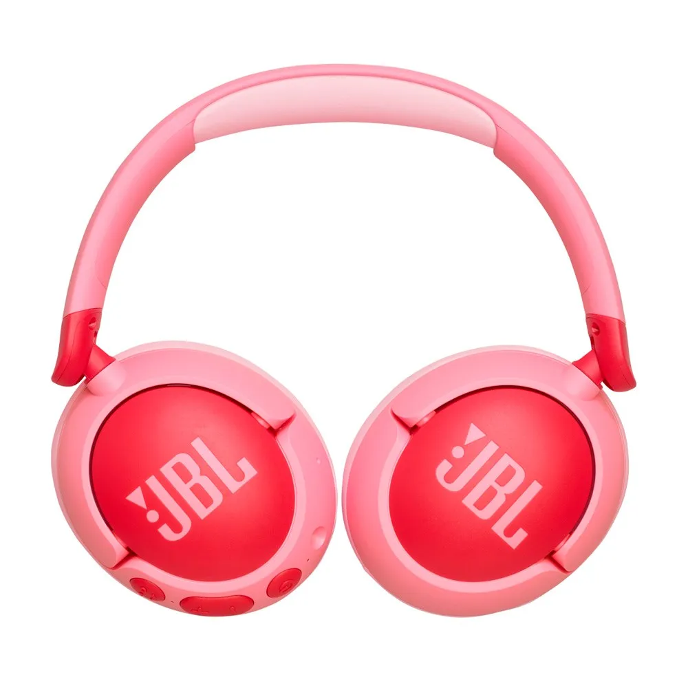 JBL Junior 470NC Over-Ear Børne Headset Maks. 85 dB m. Bluetooth og Aktiv Støjreduktion - Høretelefoner - Lyserød