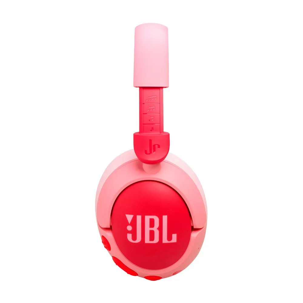 JBL Junior 470NC Over-Ear Børne Headset Maks. 85 dB m. Bluetooth og Aktiv Støjreduktion - Høretelefoner - Lyserød