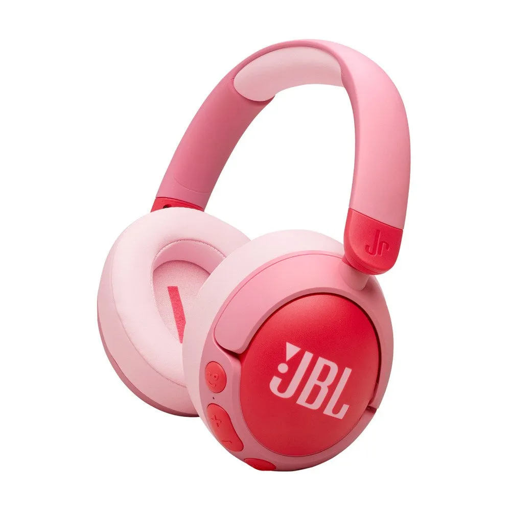 JBL Junior 470NC Over-Ear Børne Headset Maks. 85 dB m. Bluetooth og Aktiv Støjreduktion - Høretelefoner - Lyserød