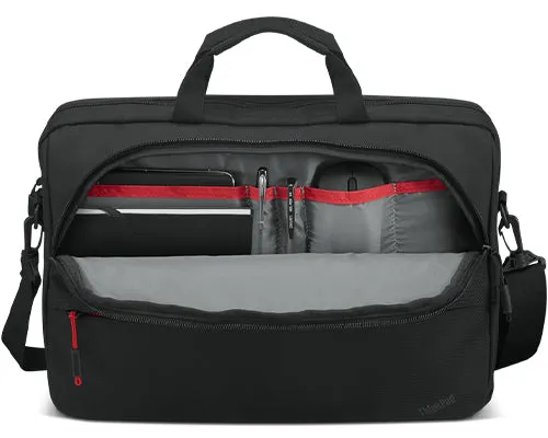 Lenovo Thinkpad Essential Topload (Eco) - Notebook Carrying Case - 16" - Black With Red Accents