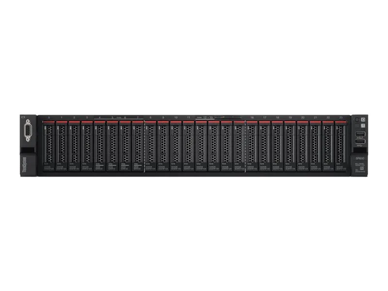 Lenovo Thinksystem Sr650 7X06 - Server - Rack-Mountable - 2U - 2-Way - 1 X Xeon Silver 4208 / 2.1 Ghz - Ram 32 Gb - Sas