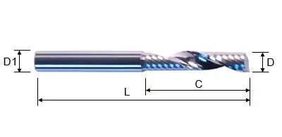 LMT Belin - 33635 1/4 inch Cut Diameter ACM Profiling Upcut Router Bit