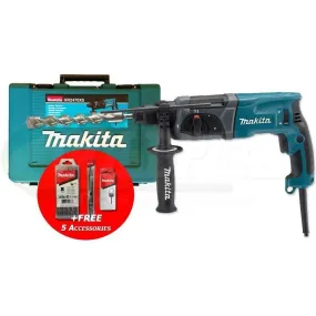 Makita HR2470X5 3-Modes SDS-Plus Rotary Hammer 24mm 2.7J