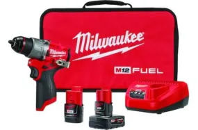 Milwaukee 3403-22 M12 FUEL™ Lithium-Ion 1/2" Cordless Drill/Driver Kit