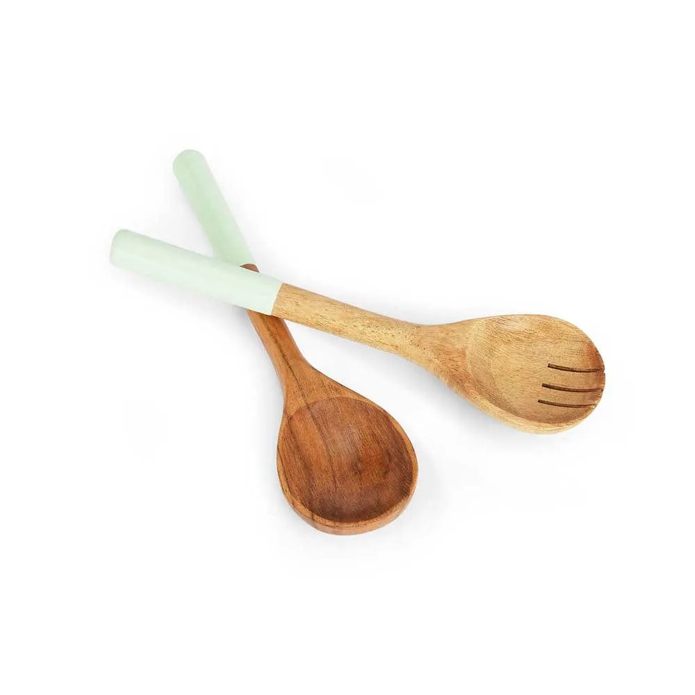 Mint salad server, set of 2