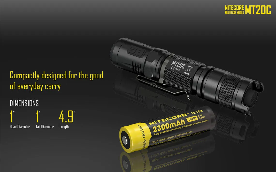 Nitecore MT20C CREE XP-G2 LED Flashlight - 460 Lumens